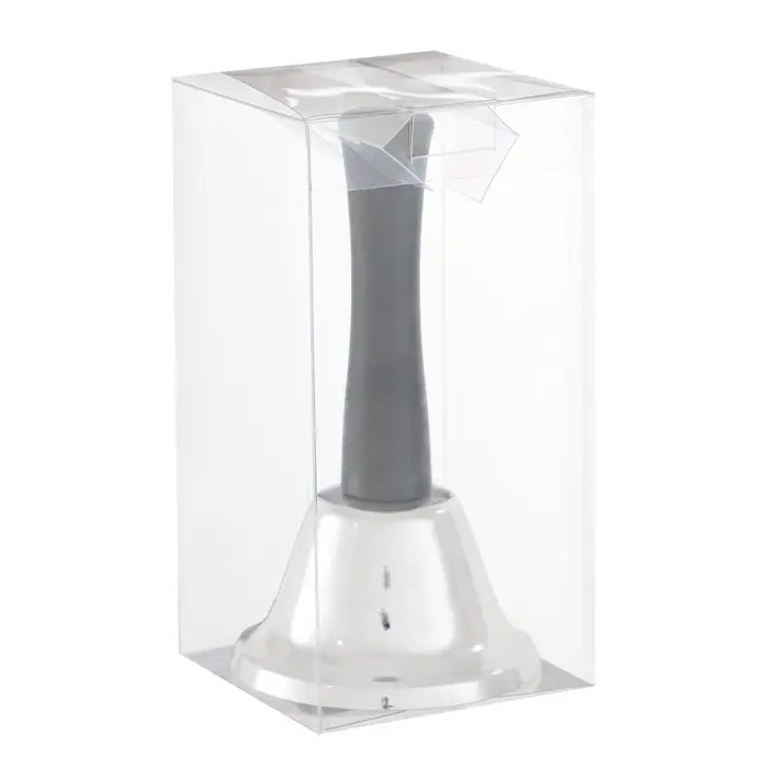 Колокольчик металл, звонок настольный "Shine"В ПАКЕТЕ 12 х 6.5 см, серебряный