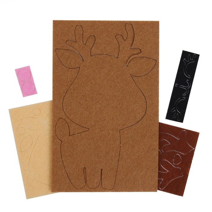 Набор для творчества «Создай ёлочное украшение из фетра» Набор для творчества «Создай ёлочное украшение из фетра»