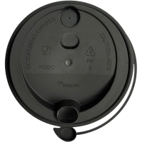 Крышка д/стакана, d-80мм ПП черная М, ПЩ Hide УС-Кр 1000шт/кор