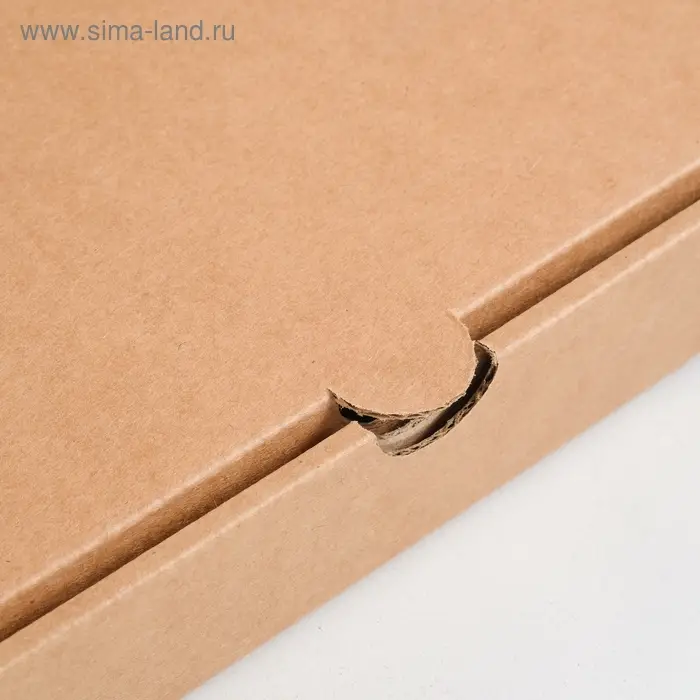 Коробка для пиццы, бурая, 31×31×3.5 см Коробка для пиццы, бурая, 31×31×3.5 см