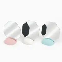 Зеркало настольное, декоративное, 18&times;17.5 см, (d=17.5 см), МИКС