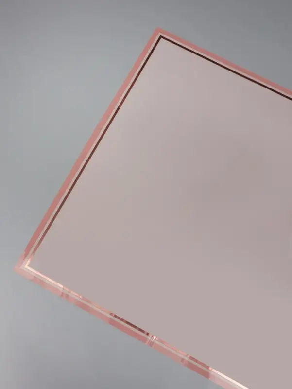 Плёнка для цветов &laquo;Двойная кайма&raquo;, пудровый, 57&times;57&plusmn;2 см