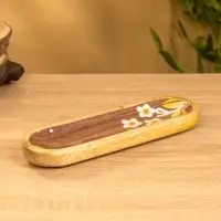 Подставка под благовония "Орхидея" 26х8х2,5 см, манговое дерево