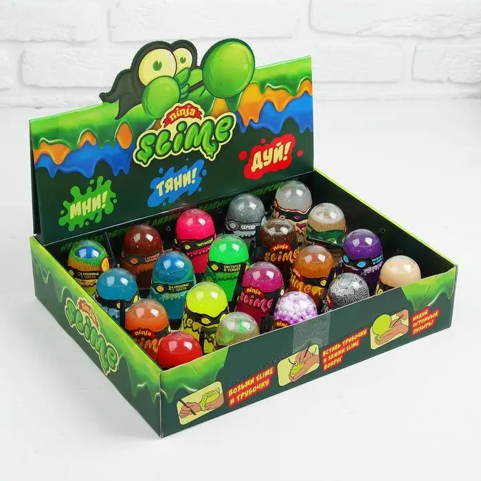 Шоу-бокс Slime &laquo;Ninja&raquo;,130 г, набор 20 шт.