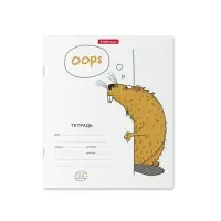 Тетрадь 24 листов в линейку, ErichKrause "Из-за угла", обложка мелованный картон, блок офсет 100% белизна, МИКС (1 вид в спайке)