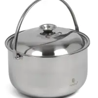 Котелок походный maclay, 24 см, с крышкой, нержавеющая сталь