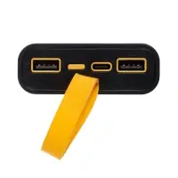Внешний аккумулятор CRR-32, 10000 мАч, 2 USB, Type-C, 2 А, дисплей, чёрный