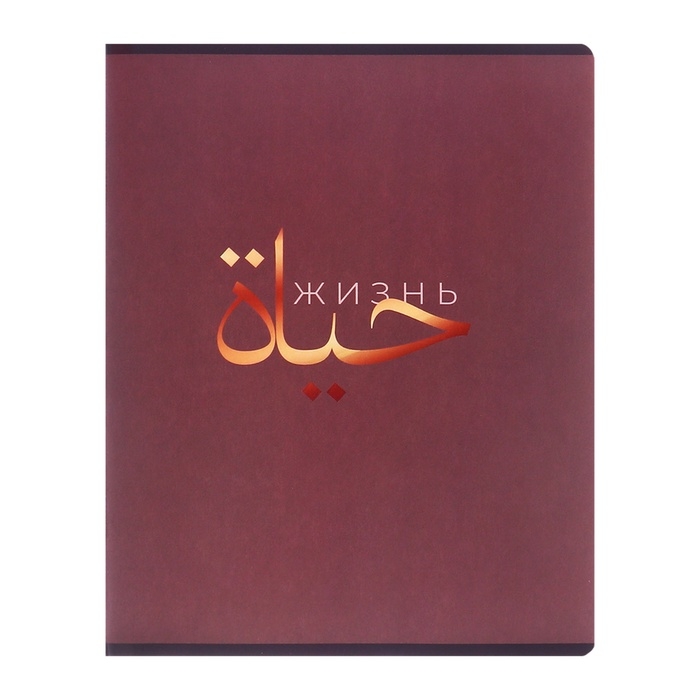 Тетрадь 48л кл Тетрадь 48л кл "Фразы - Арабская вязь", обл мел карт+мат.лам+выб.Уф.лак МИКС