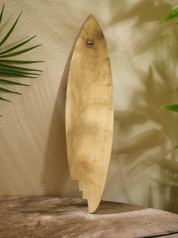 Панно "Доска для сёрфа "Land Shark" дерево 40х11 см