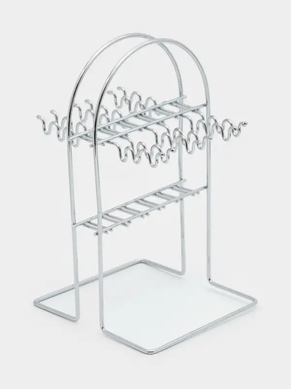 Набор столовых приборов &laquo;Водопад&raquo;, 24 предмета, на подставке, нержавеющая сталь, серебристый