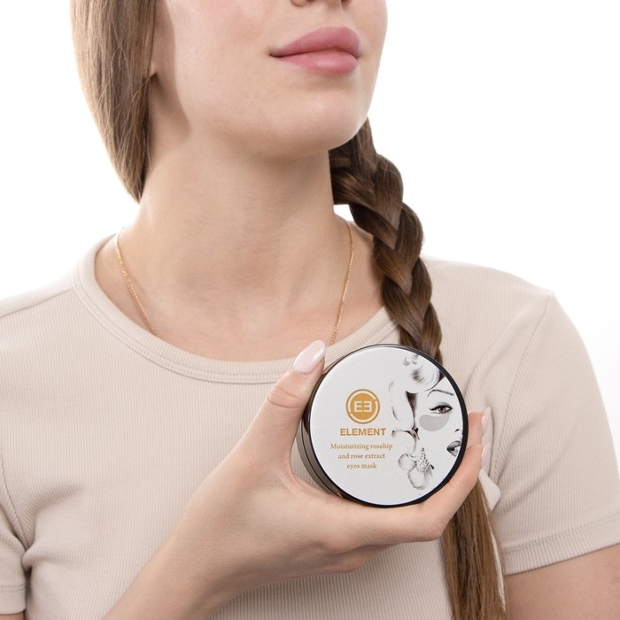Патчи гидрогелевые для глаз Патчи гидрогелевые для глаз "Element", "PINK", антивозрастные, с экстрактом шиповника и розы, 60 шт., 85 г