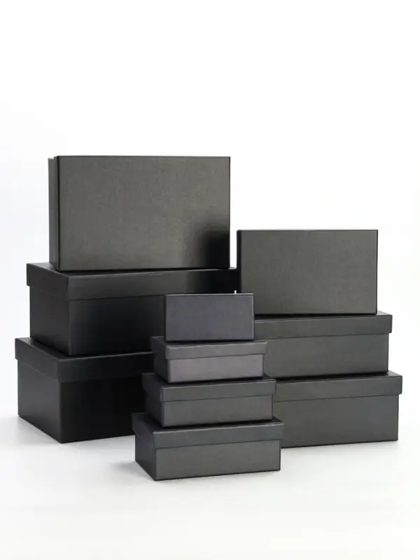 Набор подарочных коробок 10 в 1 &laquo;Графит&raquo;, 30.5&times;20&times;13 - 12&times;6.5&times;4 см