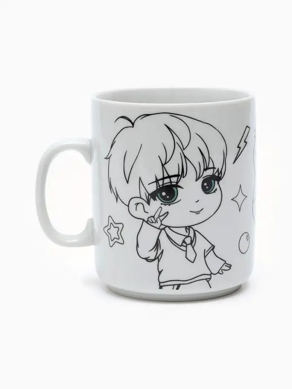 Кружка керамика для росписи "Милые друзья" старый 9825280