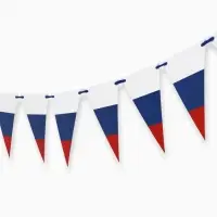Гирлянда на ленте &laquo;Российский флаг&raquo;, 200 см