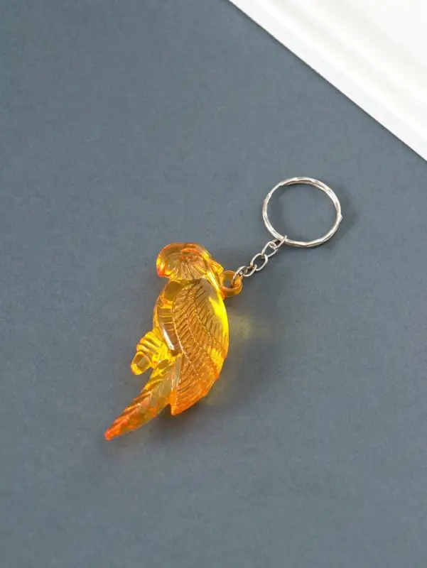 Брелок пластик "Попугай Ара" МИКС 6,8х2,5х1,5 см