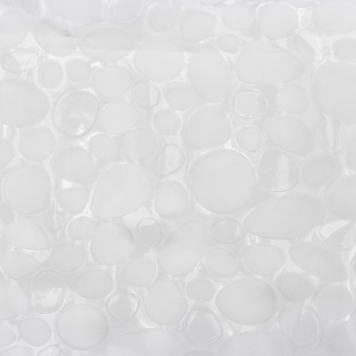 Штора для ванной SAVANNA «Галька», 180×200 см, PEVA, цвет белый Штора для ванной SAVANNA «Галька», 180×200 см, PEVA, цвет белый