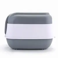 Туалет закрытый с УФ-лампой и миской 52×38×37 см, серый Туалет закрытый с УФ-лампой и миской 52×38×37 см, серый