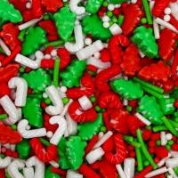 Новый год. Посыпка кондитерская "Предвкушение рождества", микс, 50 г