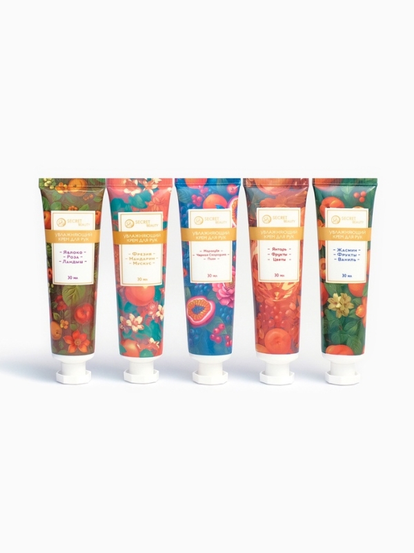 Крем для рук «Яркий взрыв», набор 5 шт Крем для рук «Яркий взрыв», набор 5 шт