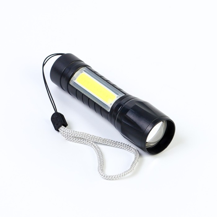 Фонарь ручной аккумуляторный, 5 Вт, 500 мАч, 200 лм, 3 режима, 9.5 х 2.5 см Фонарь ручной аккумуляторный, 5 Вт, 500 мАч, 200 лм, 3 режима, 9.5 х 2.5 см