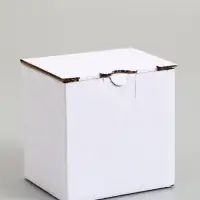 Коробка под кружку, белая, 10 х 8 х 10 см