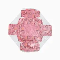 Коробка самосборная &laquo;Листья&raquo;, размер 11&times;11&times;7 см, плотность 270 г/м&sup2;