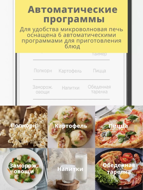 Встраиваемая микроволновая печь CBM2010W, 20 л, сенсорная Встраиваемая микроволновая печь CBM2010W, 20 л, сенсорная