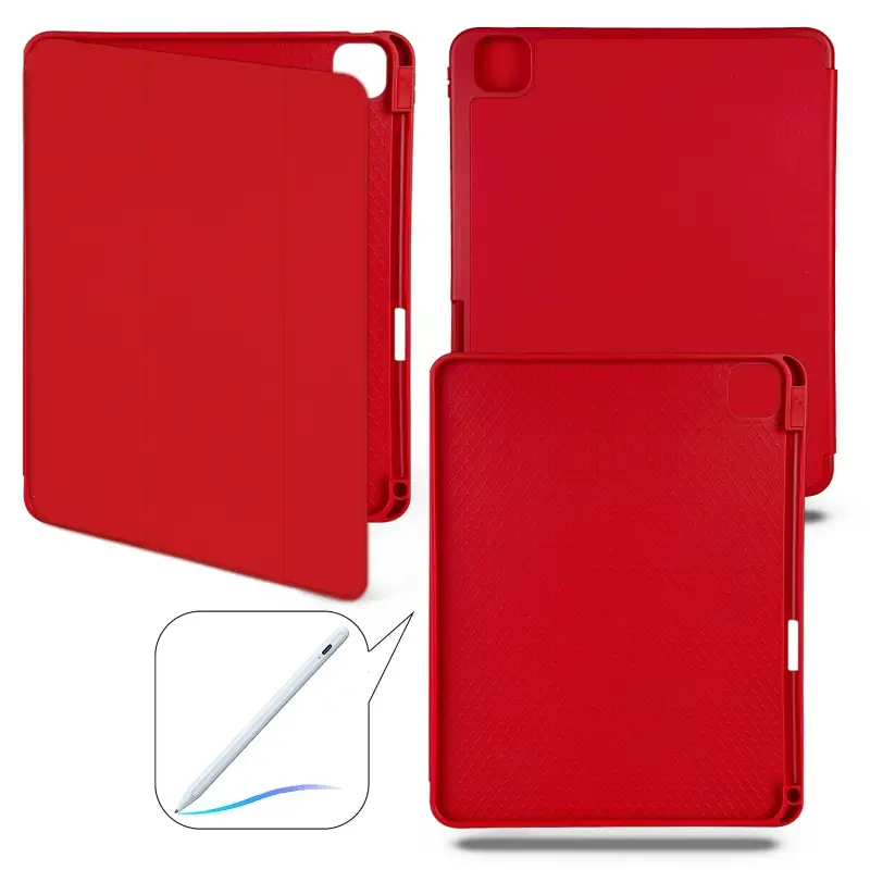 Чехол-книжка для iPad Pro 11 (2024) Smart Case (Pencil) Red №3