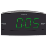 Радиобудильник H-RCL238 черный LCD подсв зеленая часы цифров