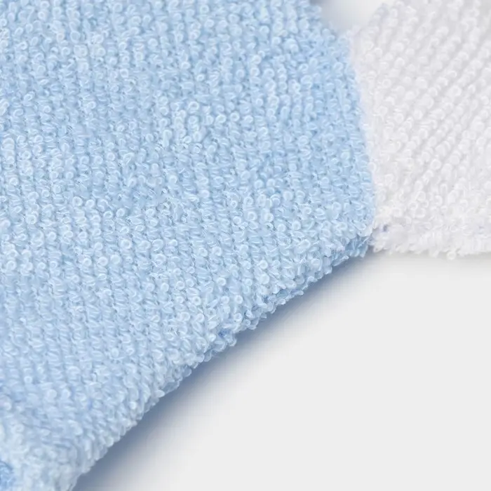 Мочалка варежка детская Доляна &laquo;Мишка&raquo;, для купания, 22 см