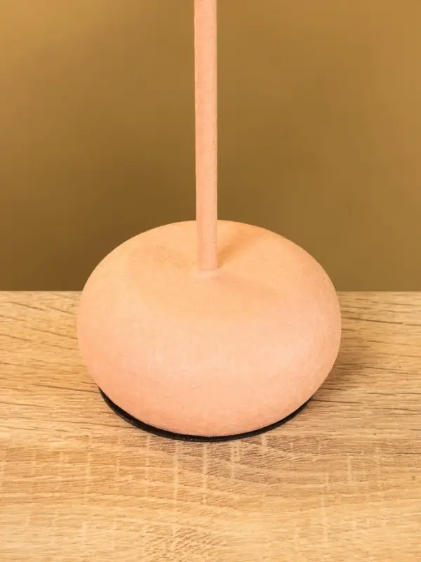 Подсвечник на 1 свечу текстурный  Подсвечник на 1 свечу текстурный "Пудровый" 8х8х25,5 см