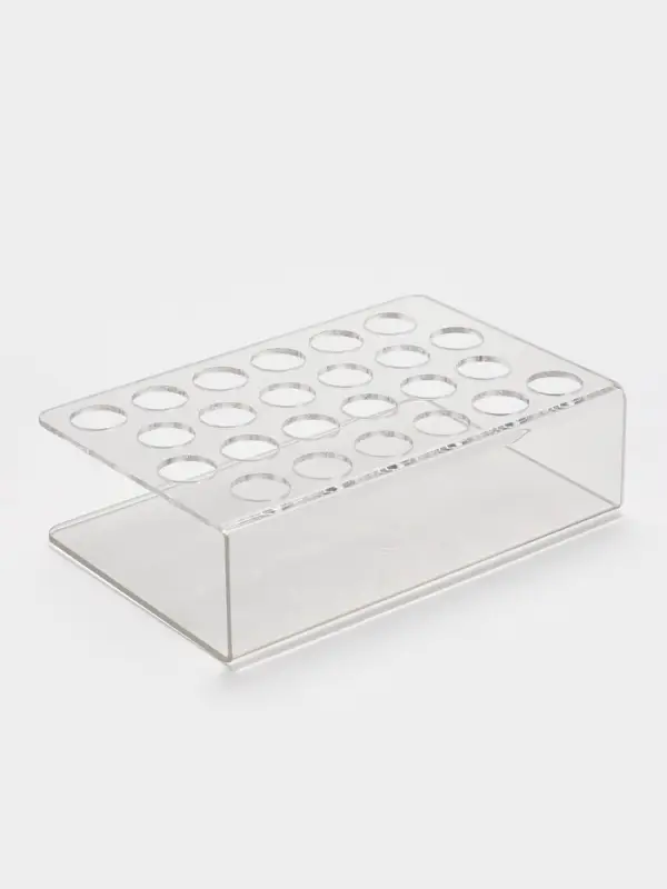 Подставка под тушь на 24 позиции, 19.5&times;12.5&times;5.8 см, оргстекло 2 мм