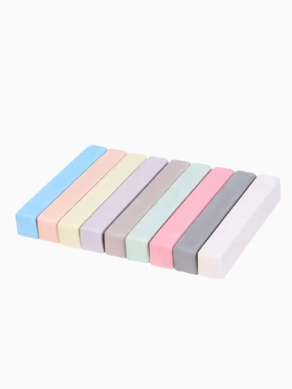 Мелки цветные школьные набор 3 шт. по 9 мелков &laquo;Смешарики&raquo;, прямоугольные