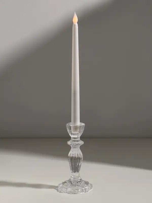 Подсвечник стекло  Подсвечник стекло "Бутон на ножке" прозрачный d=2,2 см 8х8х15 см
