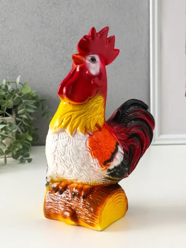 Копилка Копилка "Петух на бревне", 29,5х19х12,5 см