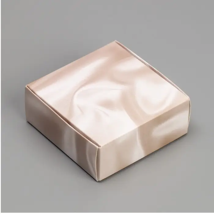 Коробка под бижутерию, упаковка, «Шелк», 7.5 х 7.5 х 3 см