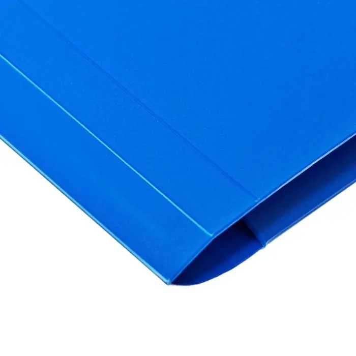 Папка-короб на резинке А4, 500 мкм, Calligrata, корешок 25 мм, до 230 листов, тиснение &laquo;песок&raquo;, синяя