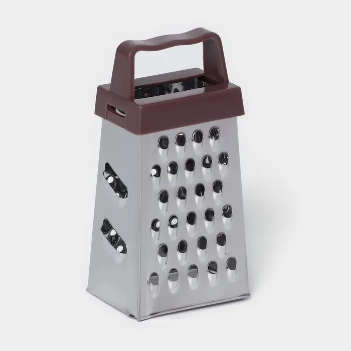 Тёрка четырёхгранная Доляна «Мини», 3.5×6.5×3 см, для корицы и шоколада, МИКС