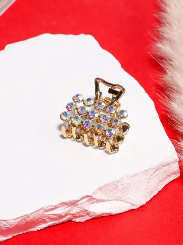 Крабик для волос «Классик», 2.5 см, золото Крабик для волос «Классик», 2.5 см, золото