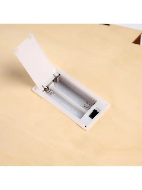 Светодиодная фигура &laquo;Дед Мороз&raquo; 29.5&times;45&times;7 см, дерево, от батареек AАAx2, свечение тёплое белое