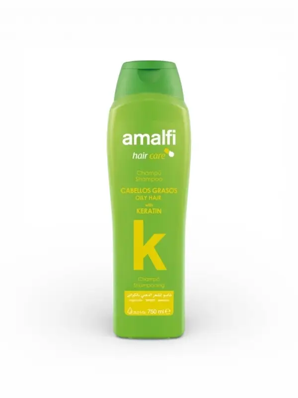 Шампунь для жирных волос AMALFI кератиновый, 750 мл