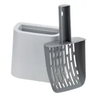 Совок для кошачьего туалета с подставкой, смоки