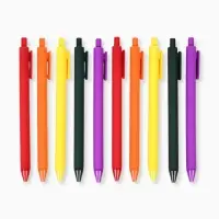 Ручка прикол шариковая синяя паста автоматическая 0.7 мм МИКС надписей &laquo;Приношу счастье&raquo;