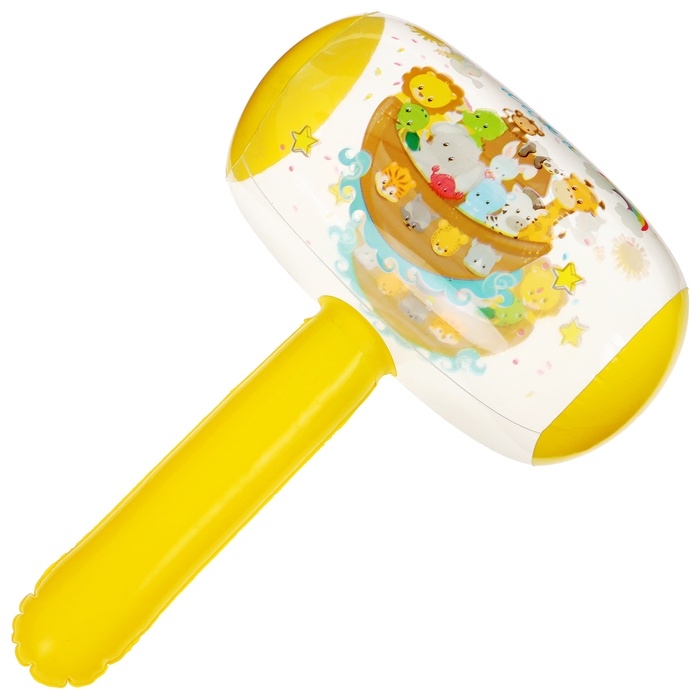 Игрушка надувная «Молоток», со звуком, 30 см, цвет МИКС Игрушка надувная «Молоток», со звуком, 30 см, цвет МИКС