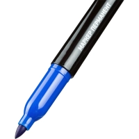 Маркер перманентный ATTACHE синий 1,5-3мм.