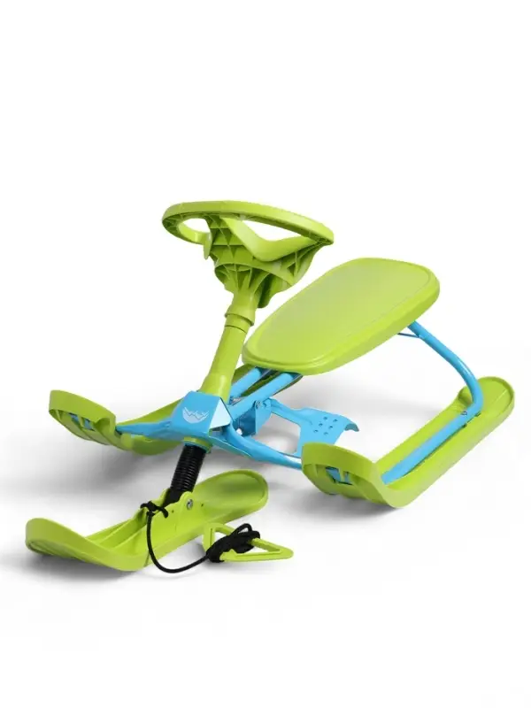 Снегокат, лимонный, голубой, ТСП/ГЛ Nika Kids