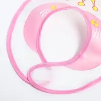 Нагрудник для кормления M&B &laquo;Наша принцесса&raquo; непромокаемый на липучке, с карманом