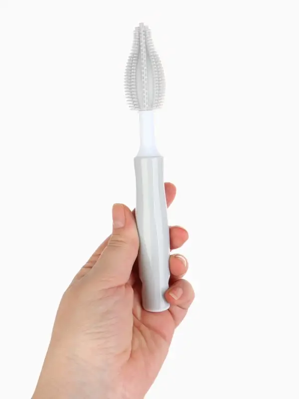 Набор ёршиков для бутылочек и сосок, 3 шт, цв. серый, в коробке, M&B Набор ёршиков для бутылочек и сосок, 3 шт, цв. серый, в коробке, M&B