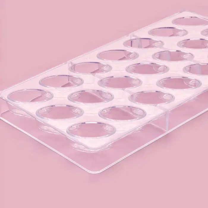 Форма для конфет и шоколада KONFINETTA &laquo;Бесконечность&raquo;, 27.5&times;17.5&times;2.5 см, 21 ячейка 3.5&times;2&times;1.2 см, пластик, прозрачная