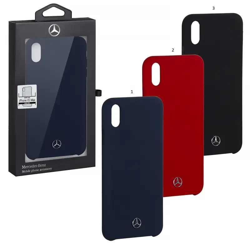 Чехол iPh XS MAX Mercedes-Benz Silicone Case Чехол iPh XS MAX Mercedes-Benz Silicone Case